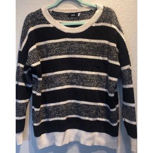 Striped oversized sweater